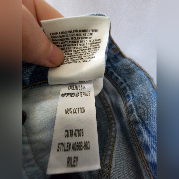 Agolde Riley Jeans. Size 29 - Picture 3 of 3